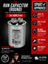 Rotom Run HVAC Capacitor 36-60R3744 — Replace Failed 60 MFD 370/440V Round Capacitors