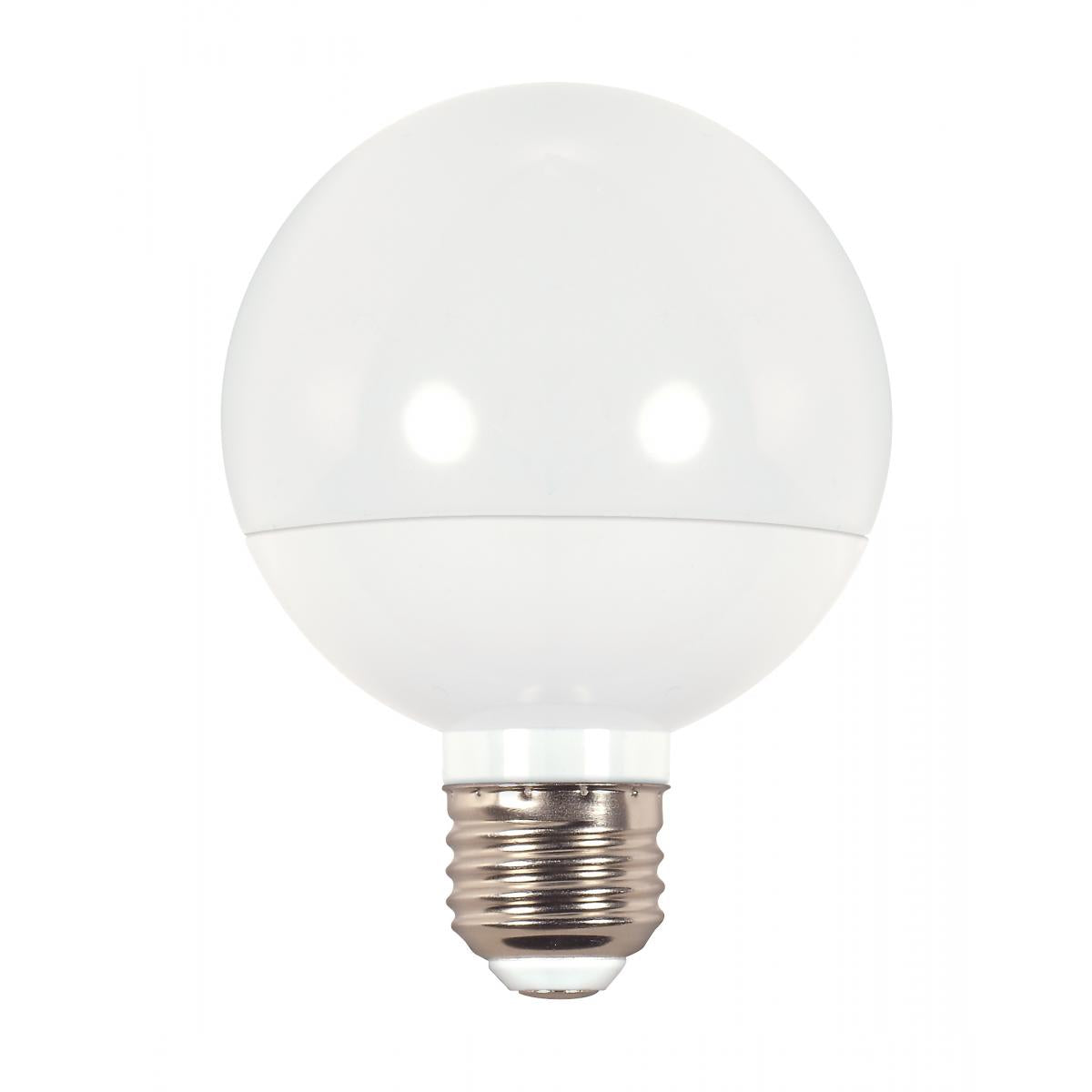 6 Watt Dimmable Frosted LED G25 Globe Light Bulb