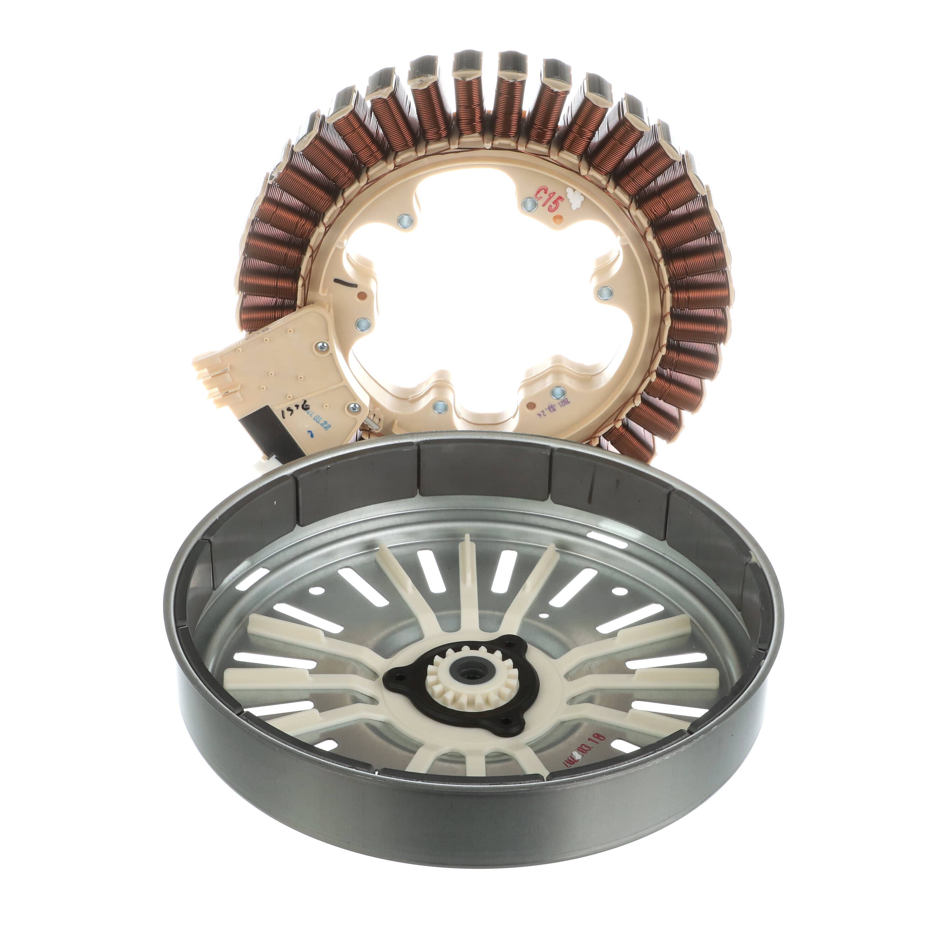 Samsung DC93-00236C Washer Motor Rotor And Stator - XPart Supply