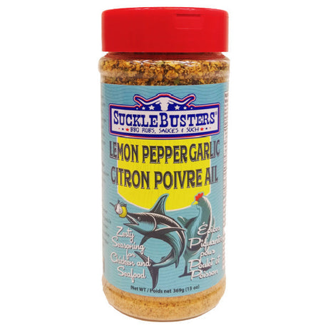 Sucklebusters Lemon Pepper Garlic BBQ Rub 369 g - XPart Supply