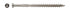 1# Bucket 8 x 3" Robertson® 316 Stainless Finish Screws (115/Bucket)