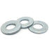 3/8" SAE Low Carbon Flat Washers, Zinc