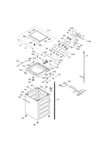 Top-load washer lid assembly