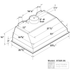 36 Inch 900 CFM Range Hood Insert with Double Blower - VICTORY Star