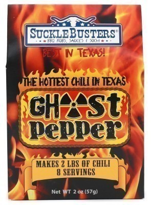 SuckleBusters Ghost Pepper Chili Mix Beware this chili is HOT!