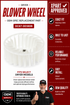 Samsung Dryer Blower Wheel DC67-00180B — Fixes No Heat, Long Dry Times or Loud Rumbling