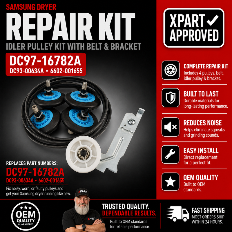 Samsung dryer maintenance kit associated with DC97-16782A