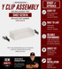 Samsung Y Clip DA82-02367A — Stops Ice Maker Arm from Falling