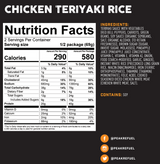 Chicken Teriyaki Rice - XPart Supply