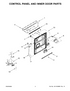 W11622505 Dishasher Touchpad & Console Panel (replaces W11496610) - XPart Supply Ltd.