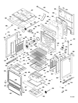 WS01L13018 Range Oven Bottom (replaces WB53M349, WB53M363, WS01L06161)