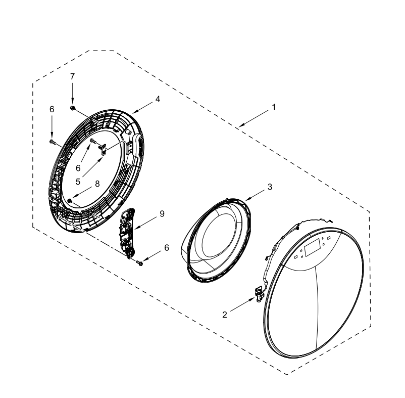 W11316914 Whirlpool Washer Door Strike | Front Load Washer Door Latch Striker | Fits Whirlpool Maytag Kenmore Washers | Genuine OEM Door Strike