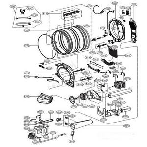 LG Dryer Drum Roller Assembly 4581EL2002L – OEM & Premium XPart Options Available (Replaces 4581EL2002D, AGM75510755)