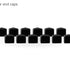 End Caps For The Aluminum Socket Organizer | 12-Pack