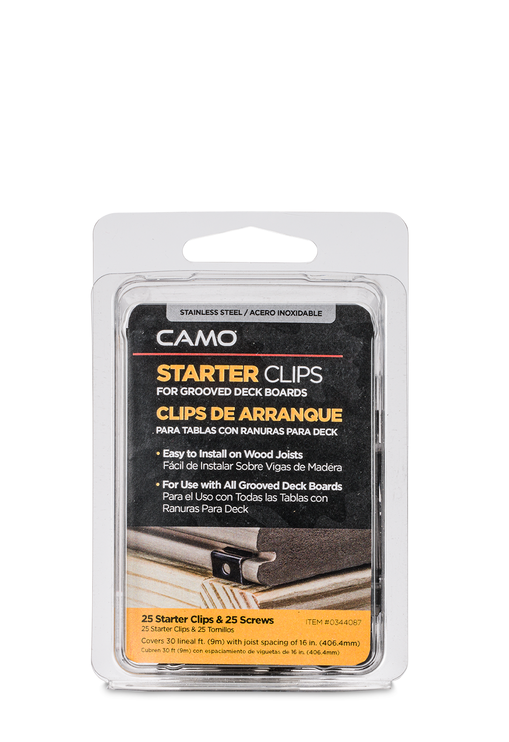 Camo Starter/End 25C Clips (30LF)