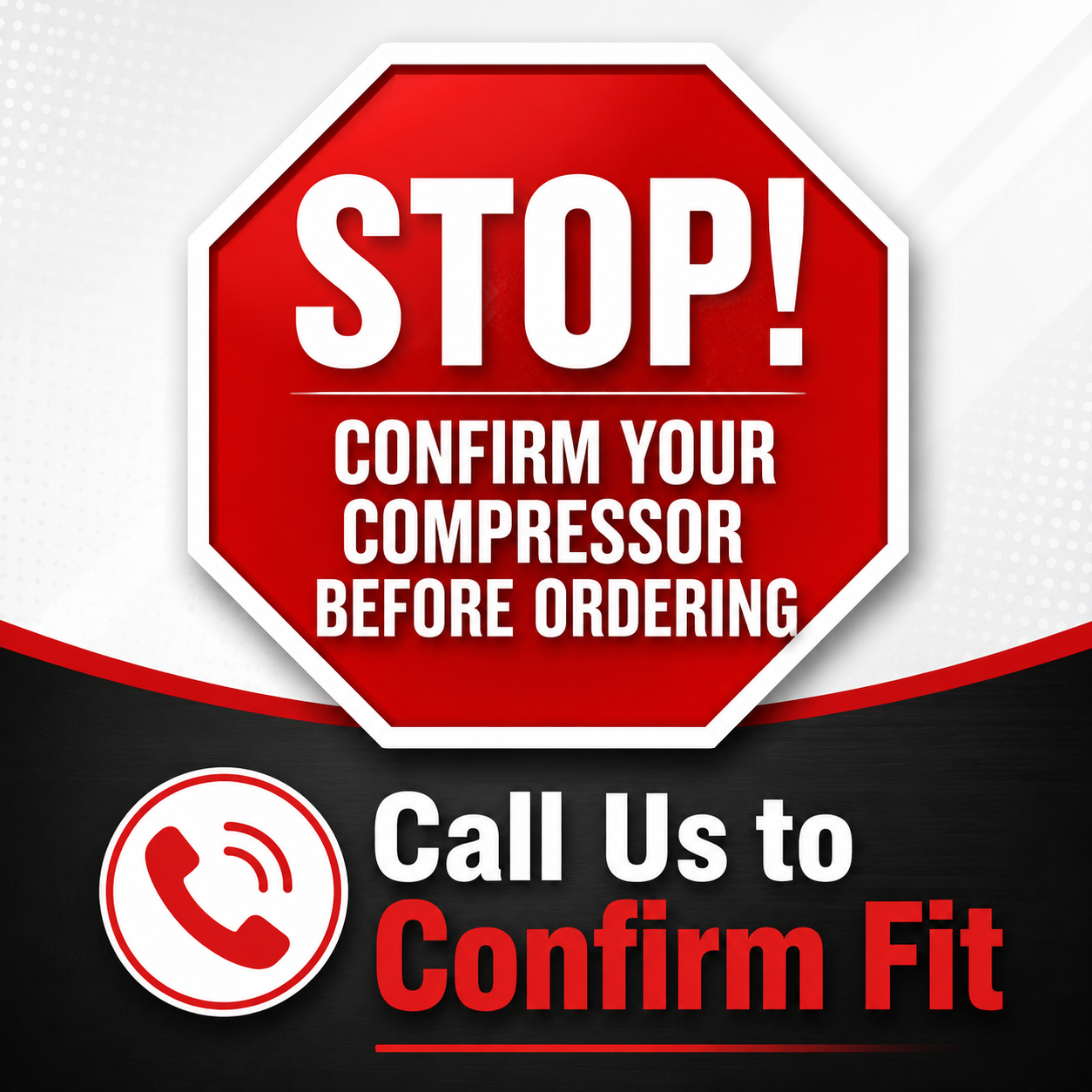 Confirm compressor fit before ordering Embraco VEMT404U