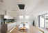 600 CFM Black Flush Ceiling Mount Range Hood - VICTORY Sunset