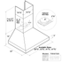 48 inch 750 CFM Wall Mount Range Hood - VICTORY Twister