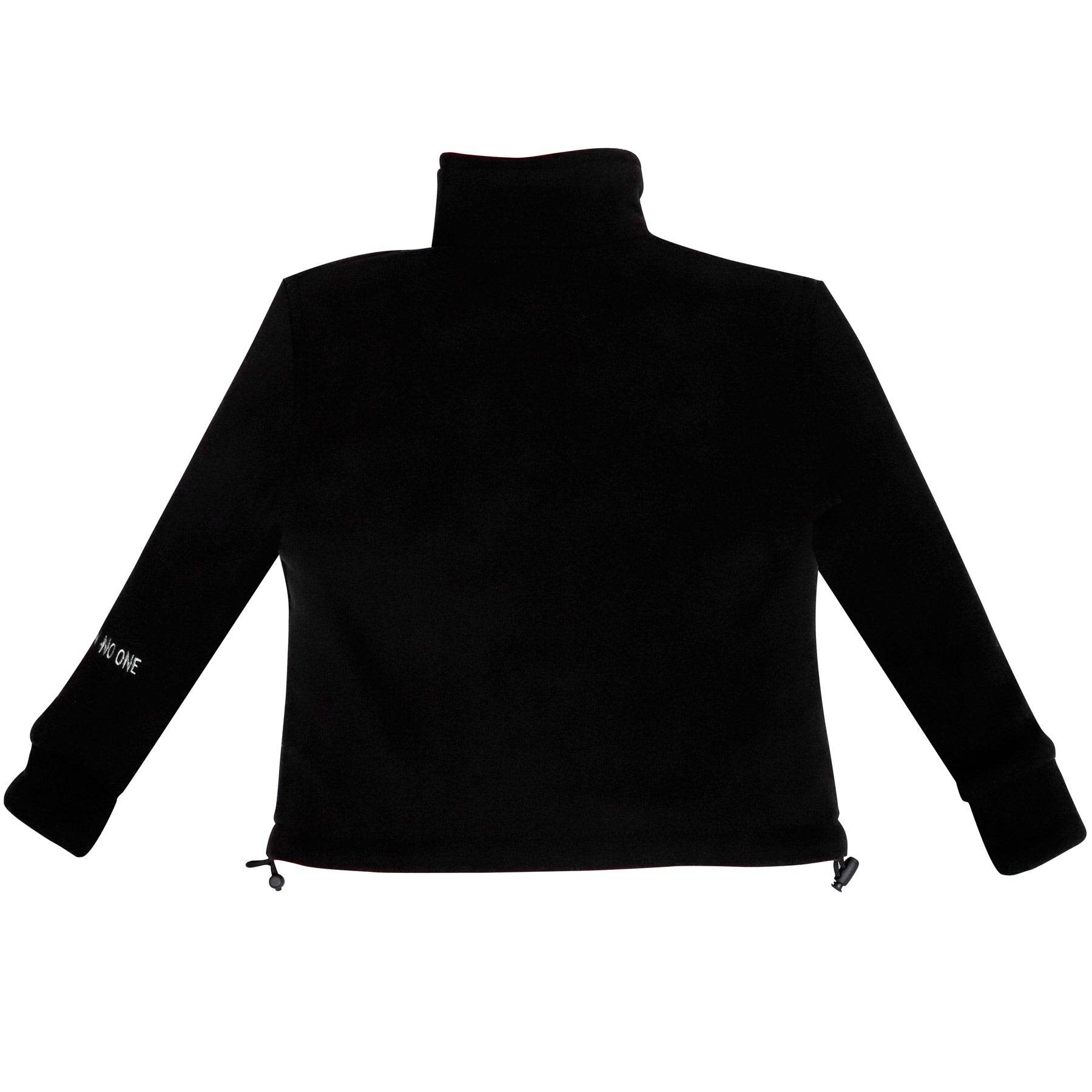 Kids Pokhara Reversible Black and Red Fleece Sweater 200GSM