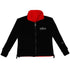 Kids Pokhara Reversible Black and Red Fleece Sweater 200GSM