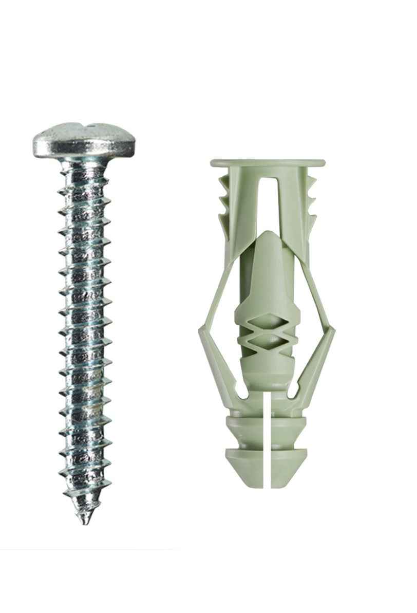 #12 TripleGrip Wall Anchor, Green (25/Box)