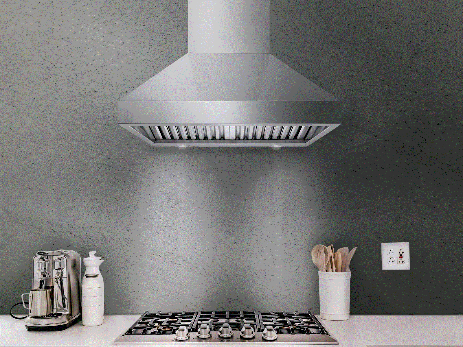 42 Inch 1200 CFM Wall Mount Range Hood - VICTORY TwisterMAX