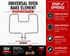 Universal Oven Bake Element WB44M918XP — Fix an Oven That Won't Heat or Bakes Unevenly