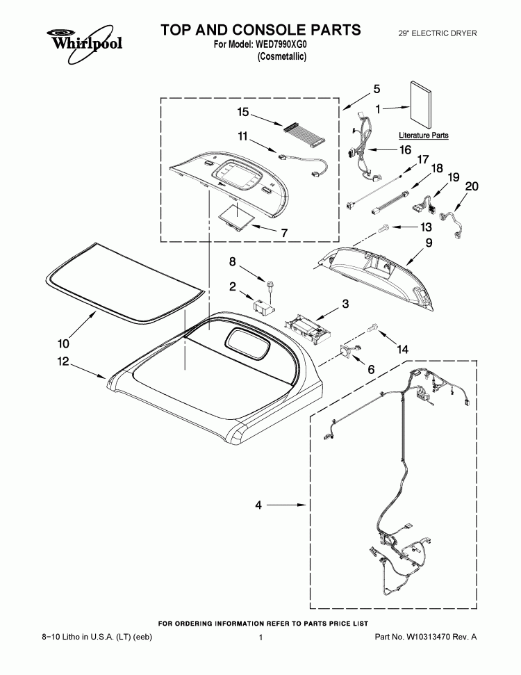 W10330449 Dryer Control Board - XPart Supply Ltd.
