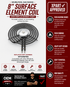 Whirlpool gas range surface element coil replacement part with Xpart approval details.