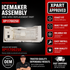 Whirlpool Refrigerator Ice Maker Assembly W11700250 — Replaces W11359448, W11546935, W11633658