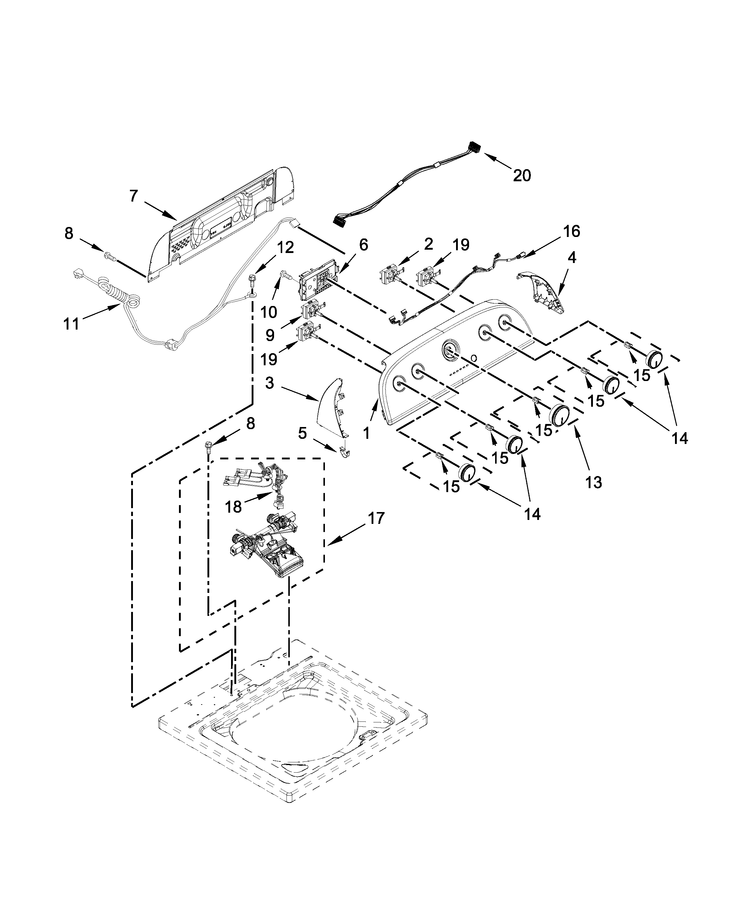 Whirlpool Washer Control Board W11608056 — Fix Dead or Error-Code Washer