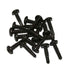 Self Tapping Screws, Black (50/Pack)