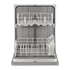 Whirlpool - 57 dBA Built In Dishwasher in Stainless - WDF341PAPM