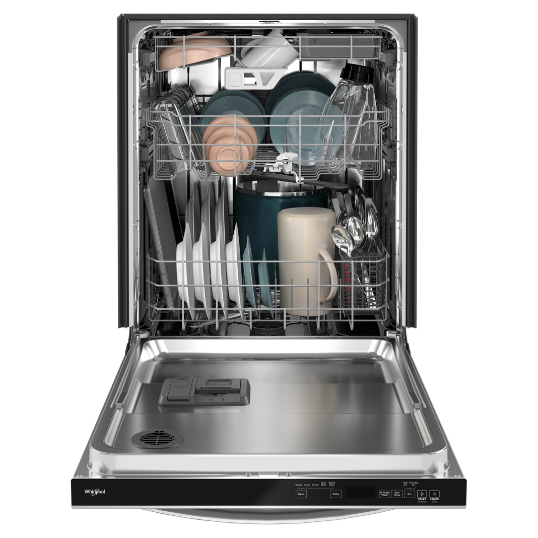 Whirlpool - 47 dBA Built In Dishwasher in Stainless - WDT970SAKZ