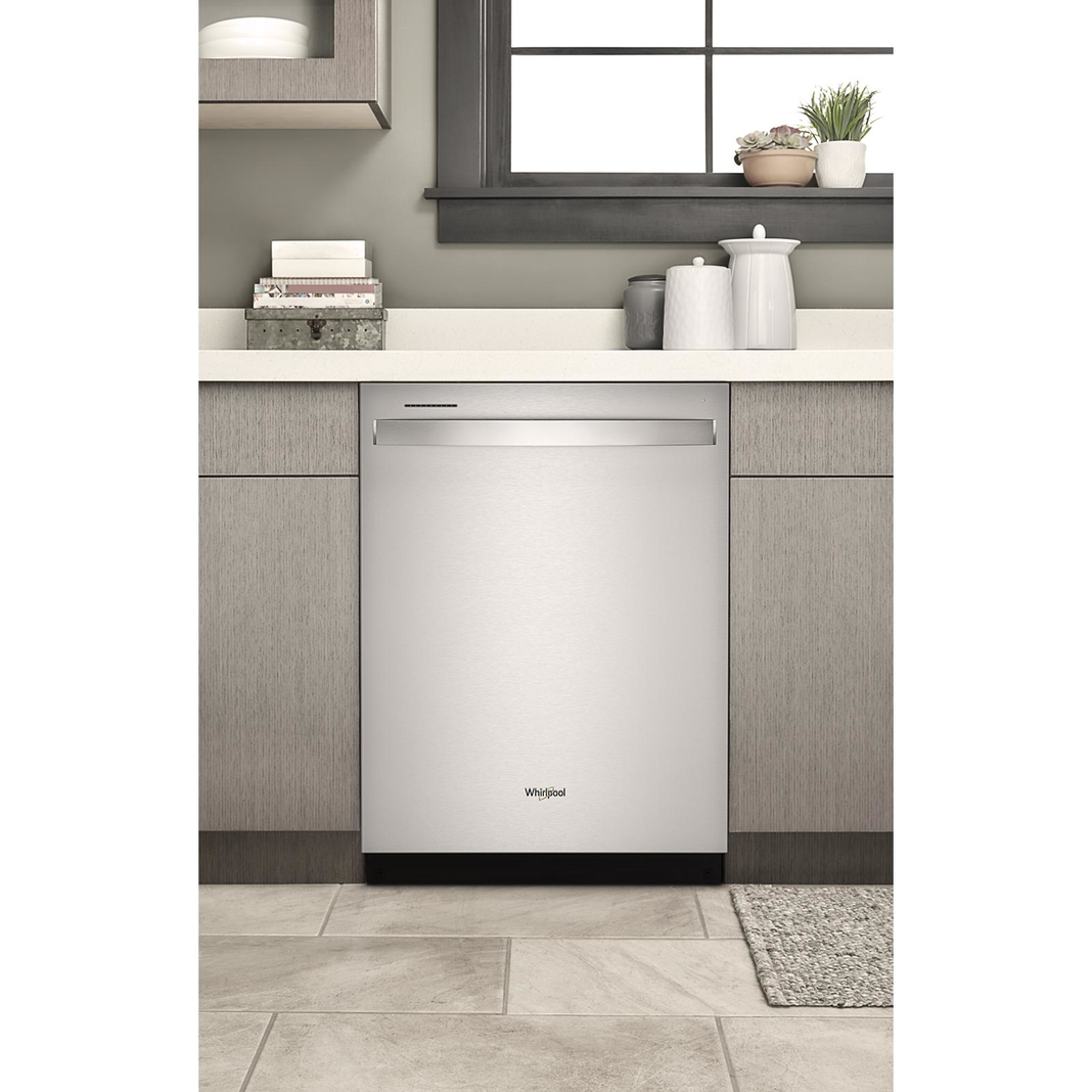 Whirlpool - 47 dBA Built In Dishwasher in Stainless - WDT970SAKZ