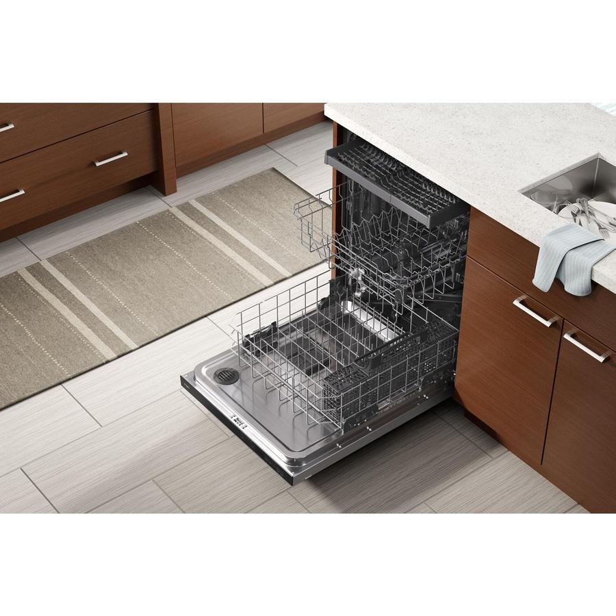 Whirlpool - 47 dBA Built In Dishwasher in Stainless - WDTA50SAKZ