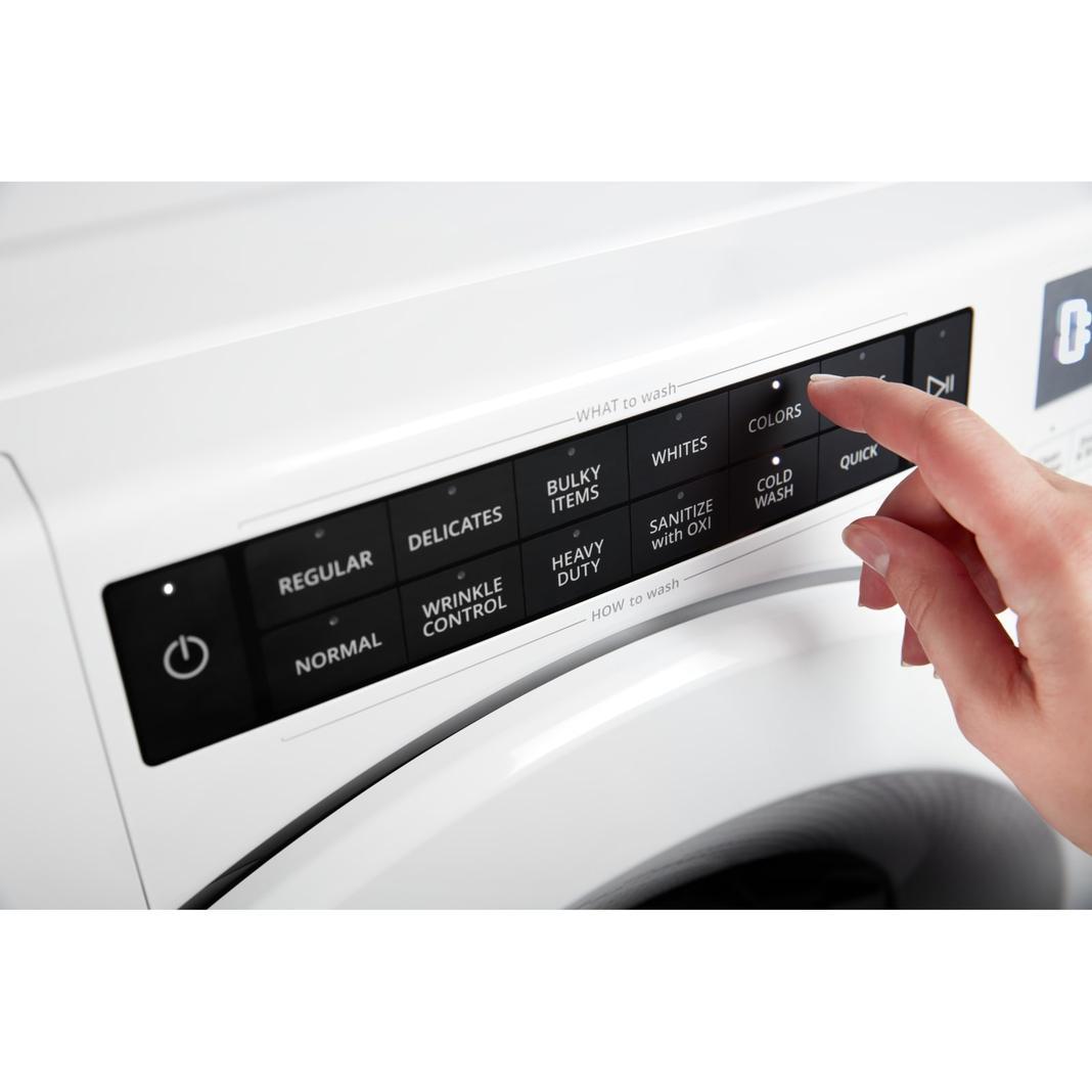 Whirlpool - 5.0 cu. Ft  Front Load Washer in White - WFW560CHW