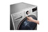 LG - 5.2 cu. Ft  Front Load Washer in Graphite - WM3850HVA