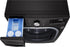 LG - 5.8 cu. Ft  Front Load Washer in Black Stainless - WM4500HBA