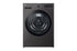 LG - 5.8 cu. Ft  Front Load Washer in Black Stainless - WM6700HBA