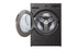 LG - 5.8 cu. Ft  Front Load Washer in Black Stainless - WM6700HBA