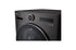 LG - 5.8 cu. Ft  Front Load Washer in Black Stainless - WM6700HBA