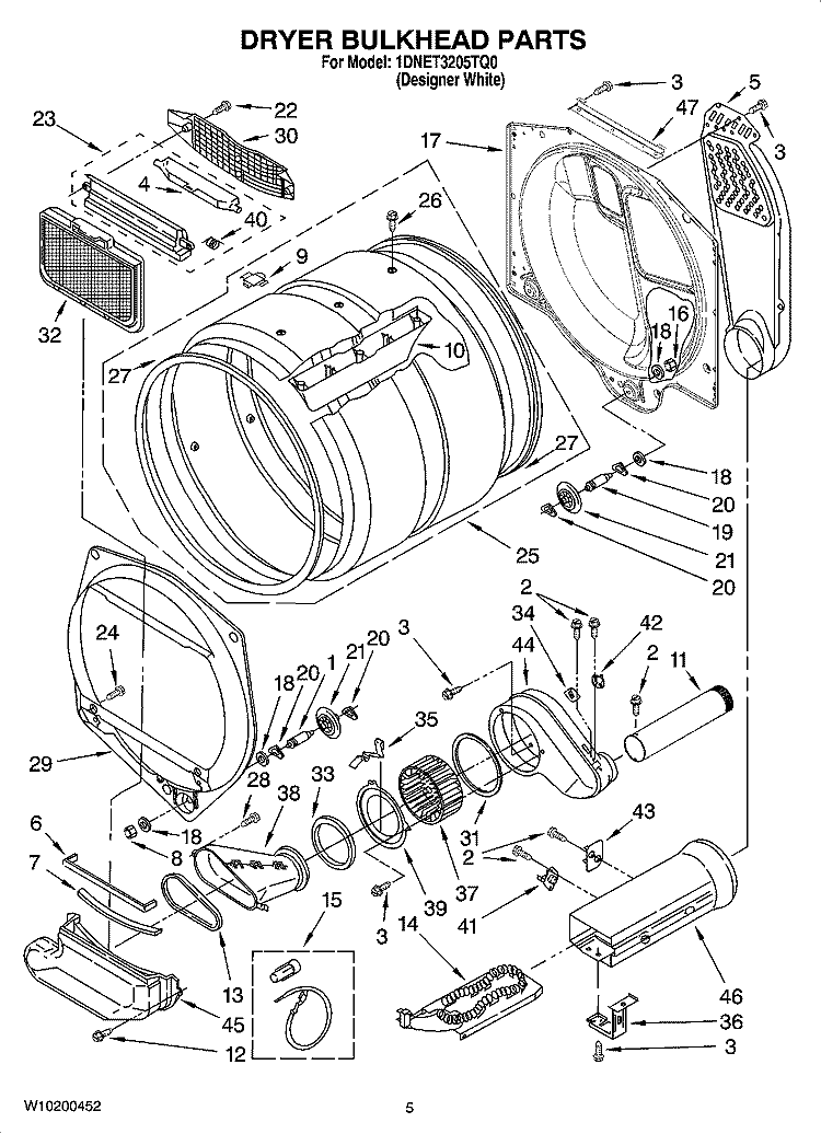 WP3390291 Dryer High Limit Thermostat