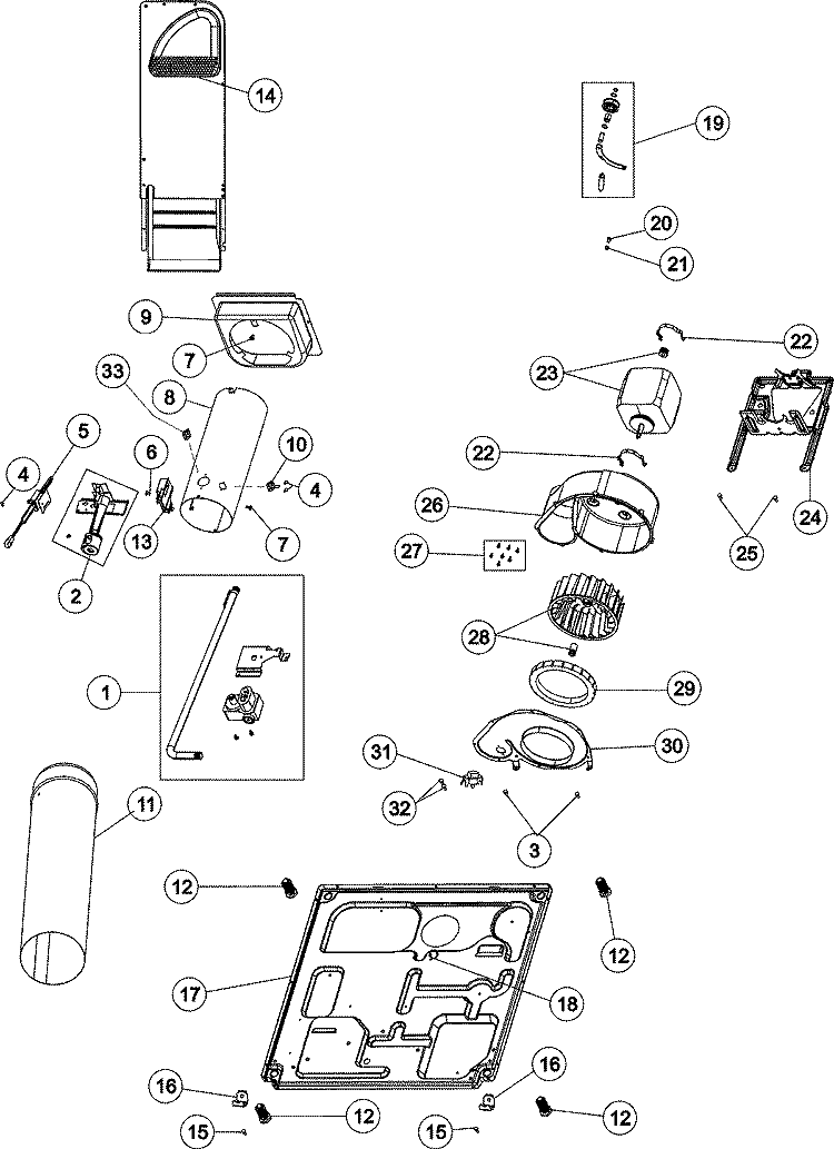 WP37001308 गैस ड्रायर इग्निटर