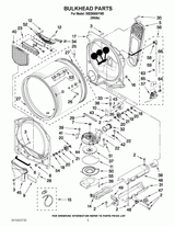 Courroie de ventilateur de sécheuse WP8544742