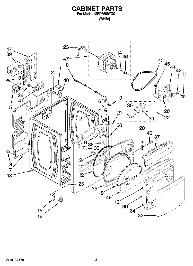 WP8547168 Dryer Drum Belt