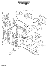 WP8547168 Dryer Drum Belt