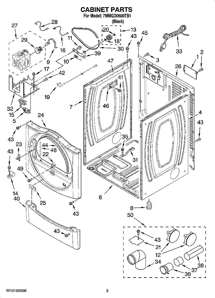 WPW10112954 Dryer Drum Belt