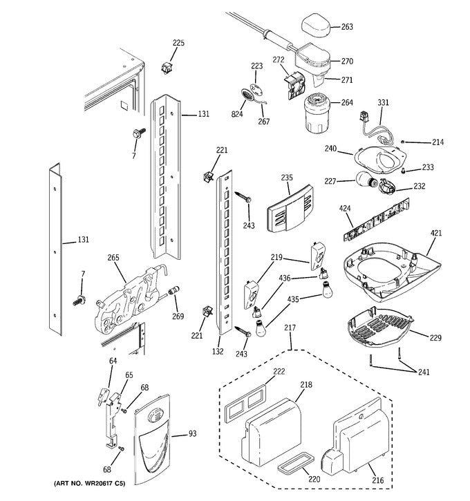 WR01L04644 Water Tank Assembly - XPart Supply