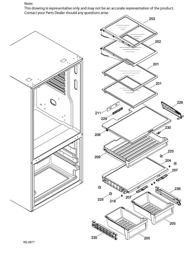 Cover Pantry Assembly WR01L10757 - XPart Supply